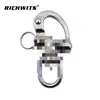 Grillete de Acero Inoxidable 316 Tipo Anillo Giratorio con Resorte de Liberación Rápida Tirador Manual de Liberación Rápida Para Accesorios de Yates Marinos