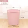 Paquete de 3 Cubos de Basura para Uso Doméstico en Sala de Estar, Dormitorio, Cocina, Baño, Cubo de Basura Grande para Oficina para Almacenamiento de Residuos