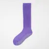 Calcetines de yoga profesionales, calcetines de fitness Pilates con puntos antideslizantes, amortiguadores, transpirables y resistentes al olor, con suela de rizo para correr