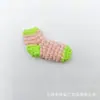 Meias de Crochê Feitas à Mão DIY Acessórios Fofos para Crianças Presilhas de Cabelo Faixas de Cabeça Chapéu Decoração Materiais Pingentes de Chave