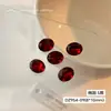 Rhinestones para Uñas K9, Popular en Redes Sociales, Tamaños Grande y Pequeño, Estilo Swarovski, Corazón Asimétrico, Huevo de Paloma, Rhinestones para Uñas Rojo Vino, Camelia