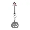 Stud de Hueso con Orejas de Gato Lindas Colgante de Gato Rosa Personalidad F136 Titanio Diseño de Nicho Pendientes para Mujer