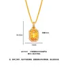 Estilo Joyería de Oro Oro Arena CNC Diamante de Hielo Cubo de Azúcar Colgante Collar 2026 Gama Alta Lujo Ligero Nicho Colgante para Mujer Venta al por Mayor