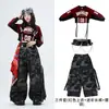 Roupas de jazz dança da moda para meninas, roupas estilosas de hip-hop e street dance infantis, fantasias de jazz dance infantis legais e chiques para modelagem e prática
