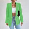 Blazer Elegante de Cor Sólida para Primavera e Outono Estilo Europeu e Americano Manga Longa Jaqueta Estilo Coreano Venda por Atacado na Amazon