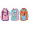 Nueva bolsa de juguetes para niños, bolsa de almacenamiento de conchas, bolsa de playa de viaje, bolsa de playa con perspectiva hueca, bolso de hombro