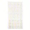 Transfronterizo 180 3 piezas 4/chapado en plata/chapado en oro calcomanías joyería falsa de perforación Amazon temu venta caliente