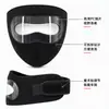 Mascarilla facial cálida para repartidor en motocicleta, mascarilla protectora de cara completa a prueba de viento y frío invernal, mascarilla facial a prueba de frío para ciclismo