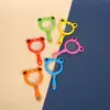 Lupa de juguete de dibujos animados para niños de preescolar y primaria, experimento de ciencia y educación, observación de animales y plantas, juguete lindo
