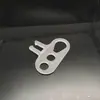 Vendas Diretas da Fábrica Gancho de Plástico de Três Furos Fivela de Oito Caracteres Placa de Linha de Plástico Fivela de Arame Transparente para Fixação de Arame