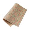 Papel Kraft Grueso Retro Transfronterizo Empaque de Ramo de Flores Regalo Caja de Regalo Papel de Regalo Stock al por Mayor Personalización