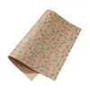 Buquê de flores de papel kraft retrô espessado transfronteiriço embalagem de flores frescas caixa de presente papel de embalagem para presente em estoque atacado