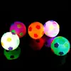 Flash elástico farpado bola de massagem bola 6.5cm soando luminoso bola de massagem de futebol brinquedo tenda brinquedos atacado
