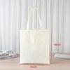 Bolsa Tote de Lona em Branco Personalizada Promocional Publicitária Bolsa Tote de Lona de Ombro Único Transversal para Mulheres Grande Capacidade