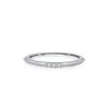 Anillo Sencillo Liso de Plata Esterlina S925 Anillo Granular Temperamento Femenino Textura Retro Utopía Uso Apilado Anillo Fino