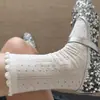 Calcetines de Mujer Huecos con Forma de Corazón de Moda, Nuevo Estilo Primavera/Verano, Empalme de Encaje de Color Sólido, Calcetines de Malla Transpirable de Media Pantorrilla
