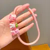 Bobina de Teléfono Dopamina Infantil para Niñas, Goma para el Cabello Multifuncional, Diadema, Collar, Accesorio para el Cabello de Corona Alta para Niña Pequeña, Diadema
