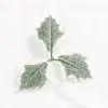 Hojas de plantas verdes artificiales, plantas acuáticas, hierba de fénix, hojas persas, ramilletes de boda, ramos de novia, materiales decorativos de plantas artificiales