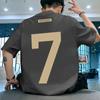 Tops casuales de fondo casual para hombre en primavera, verano y otoño, cómoda ropa interior deportiva de manga corta, camiseta de algodón puro con cuello redondo