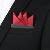 Terno masculino de negócios, bolso, toalha, terno, casamento, estilo britânico, coreano, lenço quadrado em linha, toalha de peito não dobrável