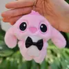Colgante de Muñeco Stitch Juguete de Peluche de Dibujos Animados Llavero Muñeca Colgante para Mochila Escolar Regalo de Cumpleaños para Pareja Venta al por Mayor