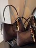 Bolso Grande de Mujer Estilo Coreano Otoño 2025 Nuevo Retro Simple Bolso Cruzado de Mujer Nicho Simple Bolso de Axila