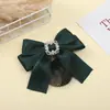 Touca de Cabelo Profissional com Laço de Liga Metálica Full Diamond Estilo Coreano para Enfermeiras, Comissárias de Bordo, Funcionários de Hotel e Mulheres