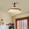 Lámpara de Dormitorio Color Crema Estilo Francés de Espectro Completo, Lámpara de Protección Ocular para Habitación Infantil, Lámpara Simple Moderna para Habitación, Lámpara de Techo