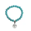 Exclusivo transfronterizo para comercio exterior en Europa y Estados Unidos pulsera explosiva de cuentas set de mujer estilo étnico bohemio pulsera de turquesa
