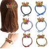 Estilo coreano Simples Fluorescente Carta Borboleta Headwear Anel de Cabelo Corda de Cabelo Etsy Corda de Cabelo Etsy Pequenas Caixas de Borracha Nó Multicolorido