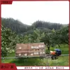 Vehículo de transporte sobre vía única agrícola para huertos, transportador de carga para montaña, tren de transferencia de fruta para huertos