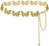 Cadena de cintura de aleación transfronteriza para mujer, Cadena de metal, Cinturón de cintura bohemio vintage, Cinturón decorativo para vestido Venta al por mayor