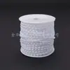 4-14mm Semicírculo Meio Lado Fio de Algodão Pérola Artificial Corrente Corrente de Pérolas Gipsofila Transparente Decoração de Casamento de Feriado