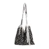 Bolsa de Braço Feminina 2024 Coreia do Sul Moda Ins Bolsa Tote de Renda Floral Tendência Bolsa de Ombro Cruzada Feminina