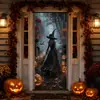 Pegatinas de vidrio para ventanas y puertas con temática de Halloween, impermeables y a prueba de aceite, nuevas pegatinas de pared de fondo para decoración de fiestas de Amazon, pegatinas para puertas