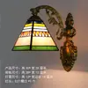 Lámpara de Pared Americana Nórdica Retro para Dormitorio Mesita de Noche Estilo Europeo Sala de Estar Creativa Lámpara de Pared para Pasillo Lámpara de Pared para Espejo de Lavabo