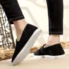 Sapatos de Pano Velho de Pequim Duráveis Masculinos Lasanha Solado Macio Autêntico Puro Feito à Mão Solado em Camadas Respirável e Confortável