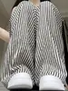 Pantalones de Pierna Ancha Dulces Simples Estampados Sueltos Rayados talla extra Casuales para Caminar Ropa Exterior Pantalones de Pijama