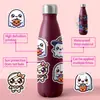 50 Lindas Pegatinas de Graffiti de Halloween, Vasos de Agua, Vasos de Agua para Teléfono Móvil, Pegatinas Decorativas Impermeables, Pegatinas para la Fiesta de Halloween