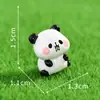 Miniaturas Fofas de Pandas Gulosos para Micro-Paisagens, Decorações de Jardim DIY e Enfeites de Mini Carro