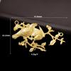 Zhongxing material para joyería DIY tocado antiguo pasador corona para el pelo borla colgante pendientes hechos a mano pendientes pendientes pendientes accesorios