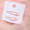 Corea del Sur INS Xiaoya mismo color caramelo pasador bb niña color pasador clip de palabra clip para flequillo cabeza de niños