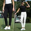 Calças Boca de Sino Femininas de Golfe Primavera/Verão 2026, Calças Esportivas Femininas Emagrecedoras e que Aumentam a Altura, em Estoque