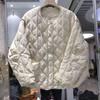 Chaqueta de Plumas para Mujer Talla Grande al por Mayor Estilo Básico Cuello Redondo Estilo Coreano Pluma de Pato Blanca Cálida Moda Abrigo Ligero 2026 Nuevo Modelo