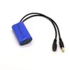 Caixa de som Bluetooth 7.4V 18650 luz para pesca noturna equipamento de monitoramento solar pack de bateria de lítio recarregável de grande capacidade