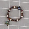 Pulseras de Granos de Café Naturales Reales de Amazon DIY para Novias y Parejas, Pulseras Tejidas de Granos de Café de Nicho al por Mayor
