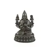 Estatua de Buda de Latón Estilo Tíbet Maestro Tsongkapa Estatua de Buda Portátil del Tíbet Mini Adornos Accesorios Decorativos Artesanías