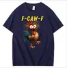 Transfronterizo Aliexpress Amazon Transfronterizo Europeo y Americano Fcawf Estampado de Águila Moda Holgada Casual Manga Corta Cuello Redondo Camiseta