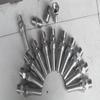 Conector de manguera de acero 45 británico de fabricación propia y vendido Conector de hebilla de tubo hidráulico de acero inoxidable 304