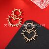 Pendientes de espinas de la subcultura punk oscura de personalidad europea y americana transfronteriza, pendientes de rock hip-hop, pendientes de chica sexy, pendientes de moda